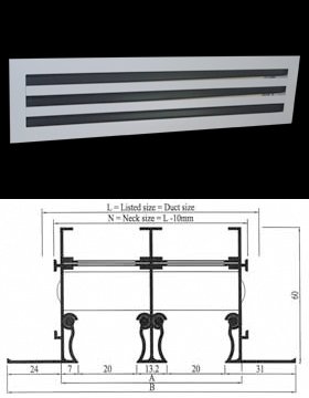 Continuous Slot Diffuser - CSF